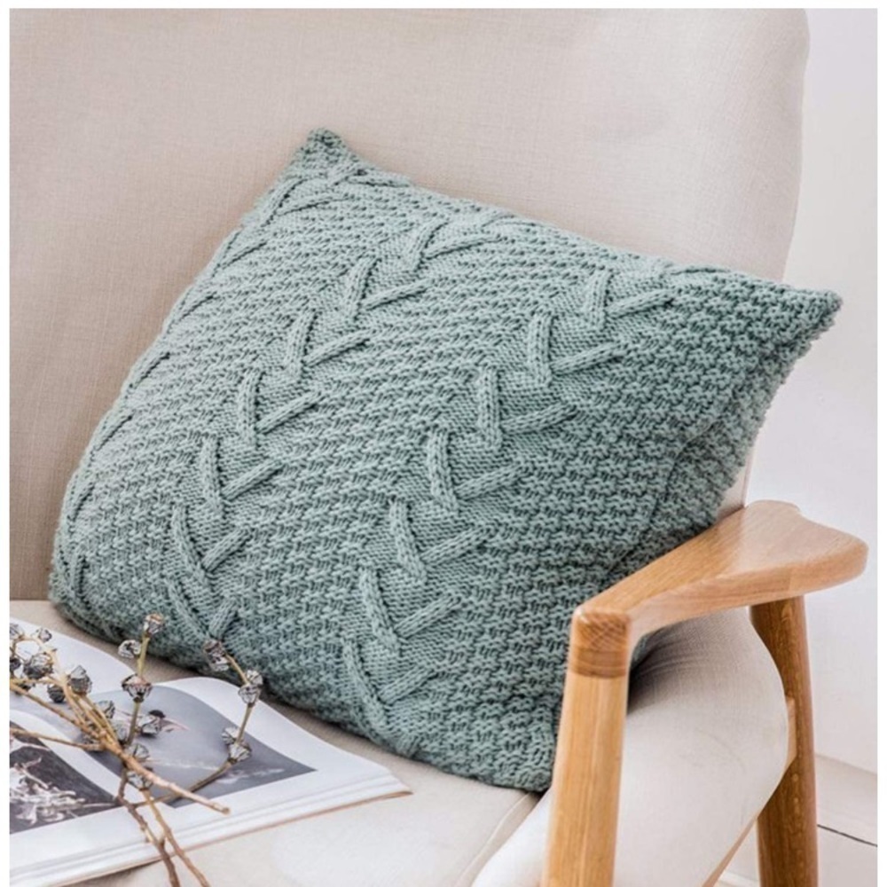 Classic White Textured Chic Fall/Winter Trendy Cute Accent Pillow for Bed/Sofa - Picture 8 of 12